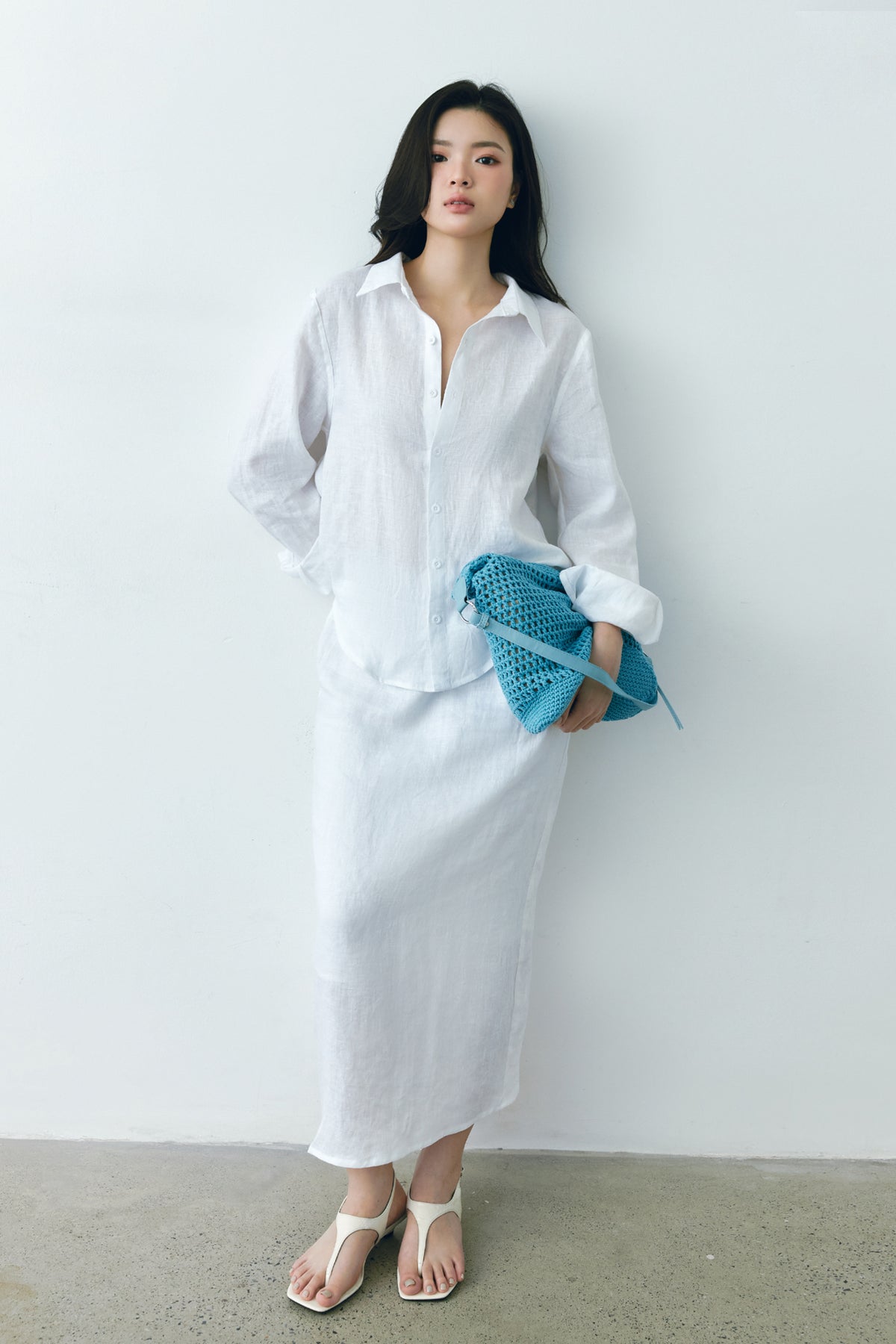 Linen Button-Up Shirt