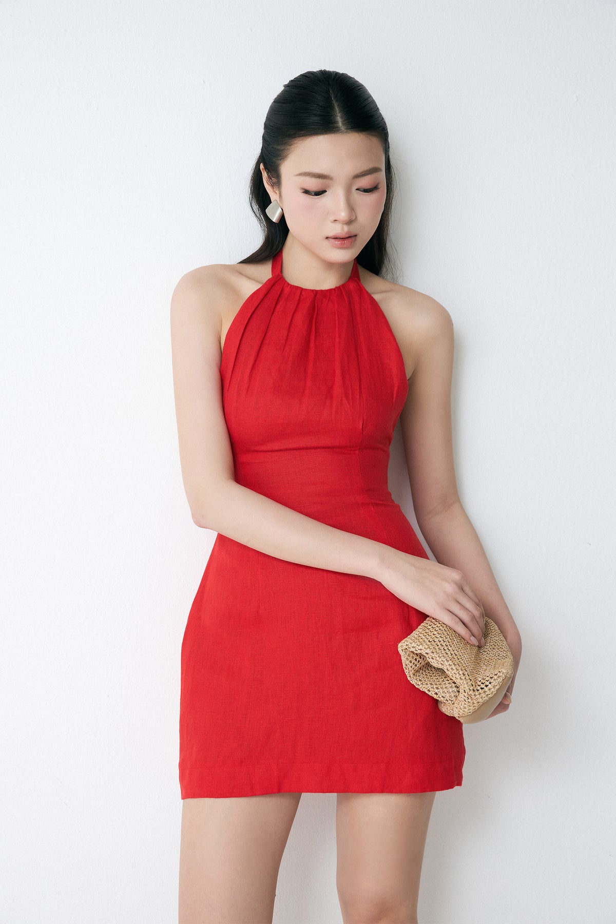 Ruby Drape Mini Dress