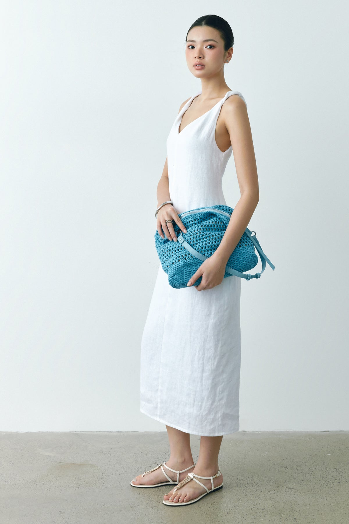 Ivory Linen Dress