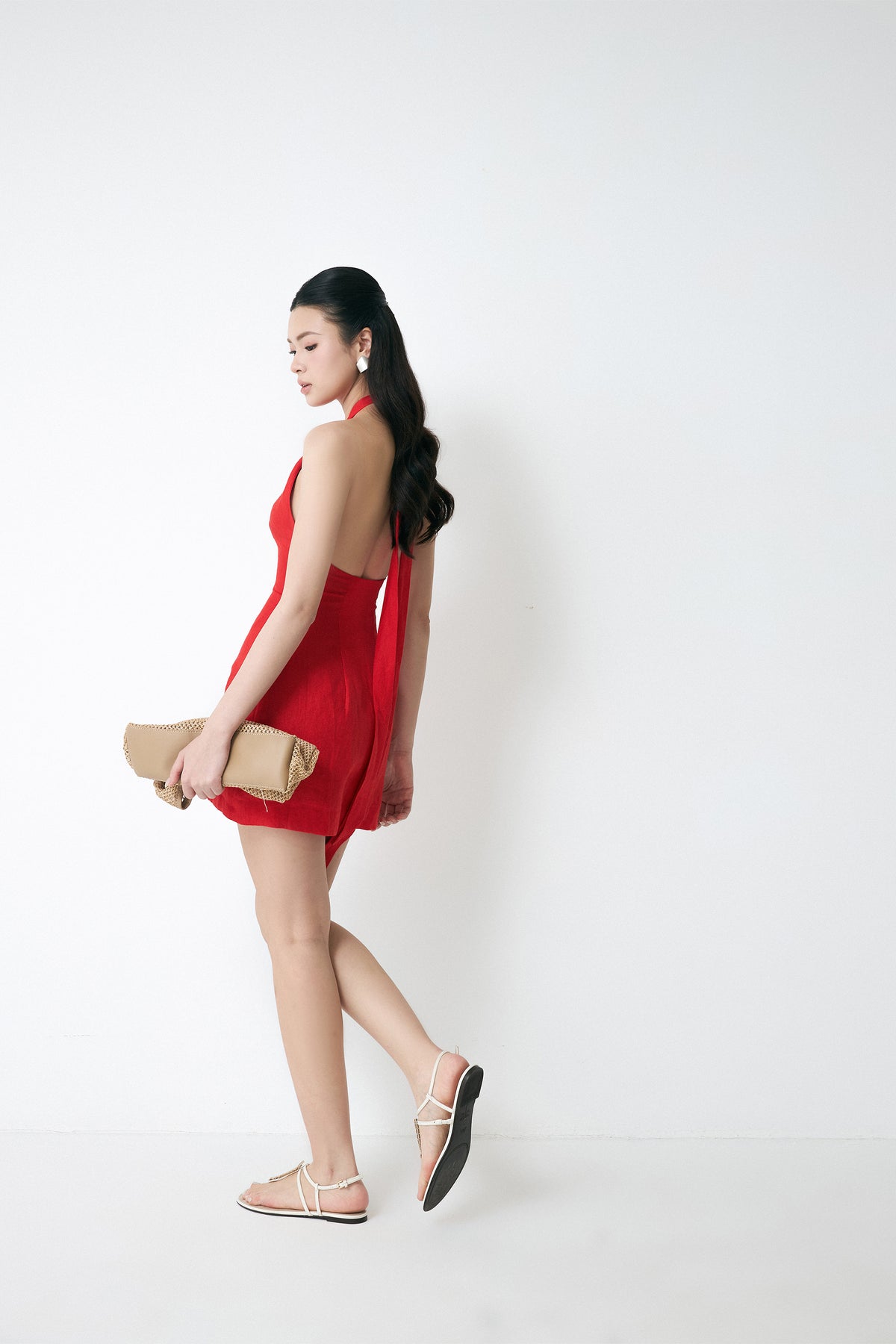 Ruby Drape Mini Dress